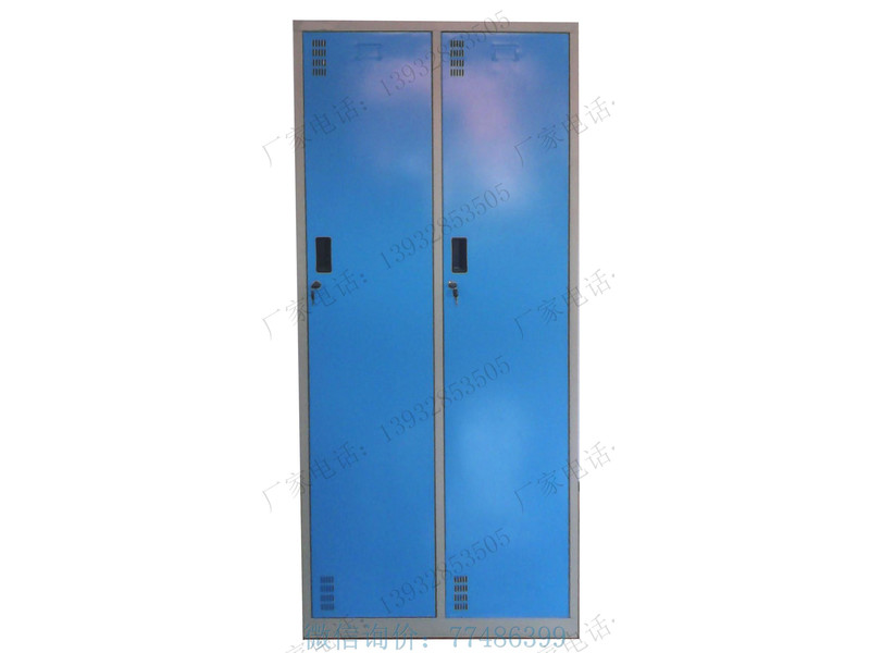 藍(lán)色兩門2門更衣箱