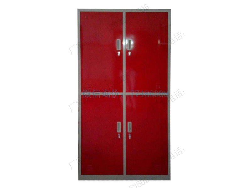 白山紅門4格更衣柜