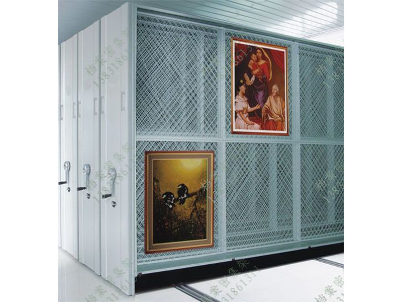 日照網(wǎng)片式油畫密集架