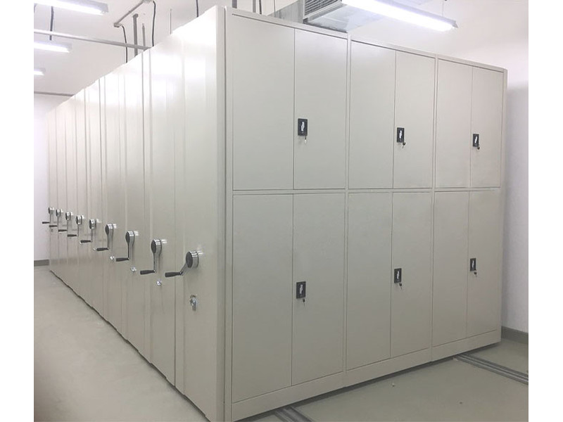 手動(dòng)搖臂密集架檔案柜