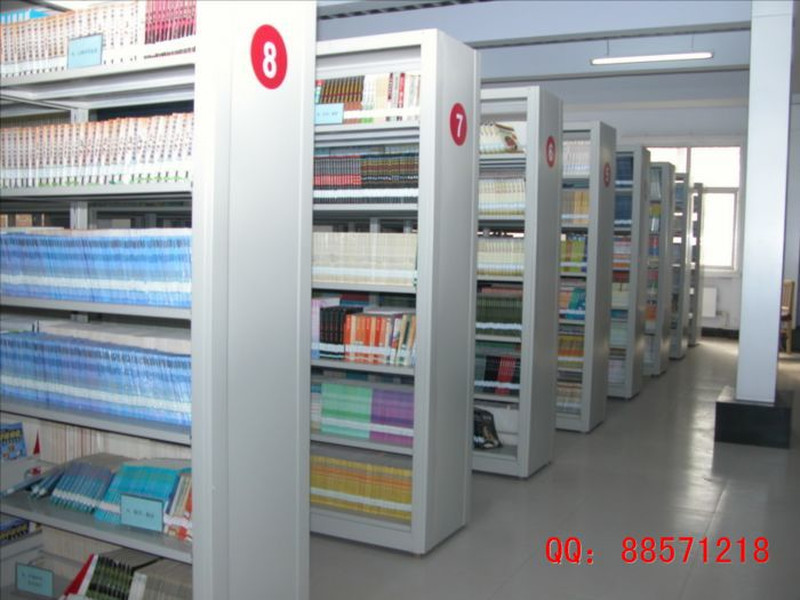 自貢六層鐵皮雙面圖書存放架