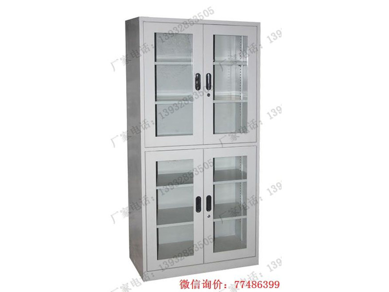 雙層四門(mén)玻璃柜文物櫥