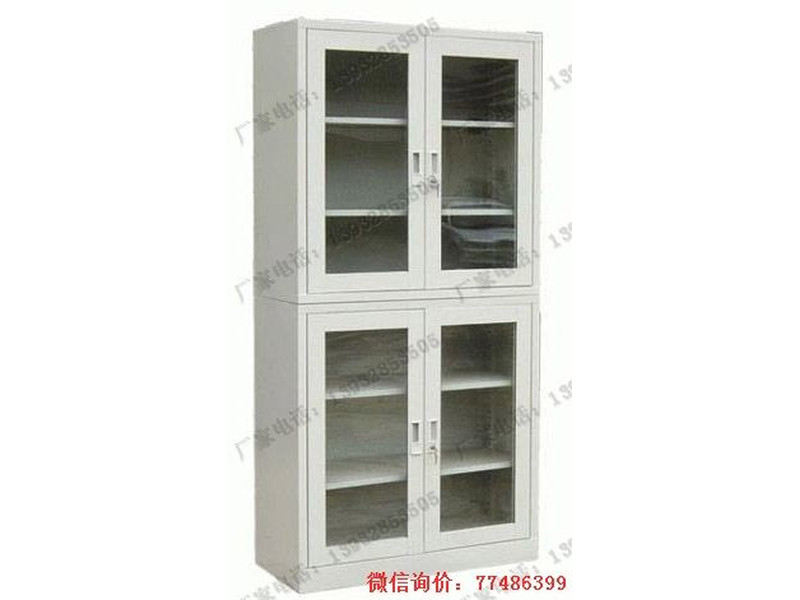自貢雙層四門琉璃檔案柜